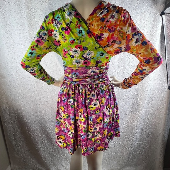 MSGM Mixed Print Dress - Picture 7 of 10